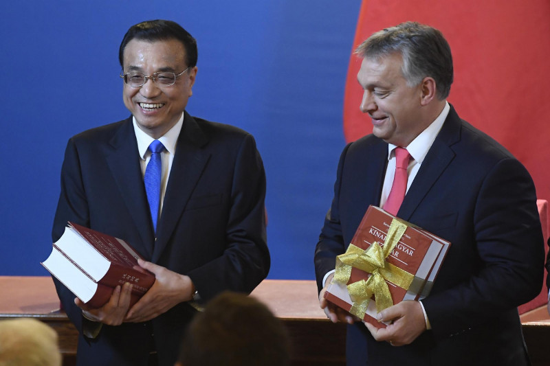 Orbán Viktor a kínai kormányfővel tárgyalt