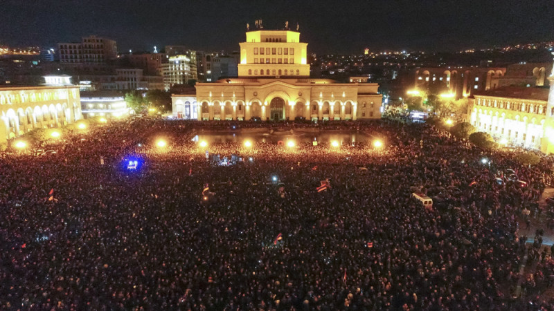 Tüntetés Jerevánban