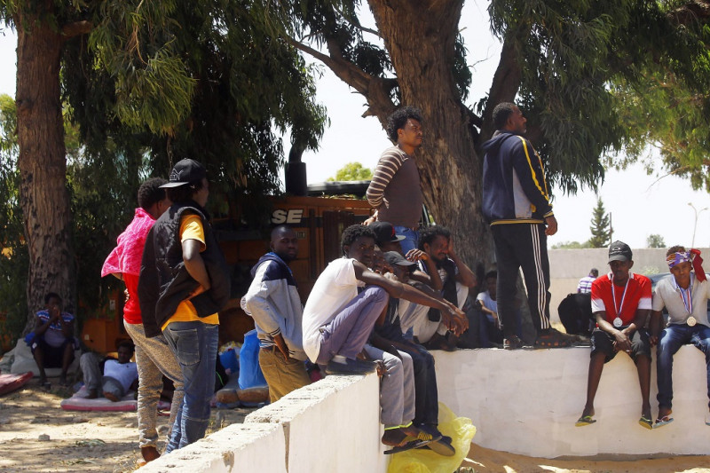 Légitámadás egy líbiai migránsbefogadó központ ellen