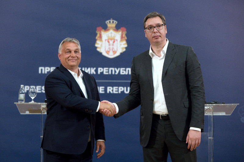 Orbán Viktor Belgrádban