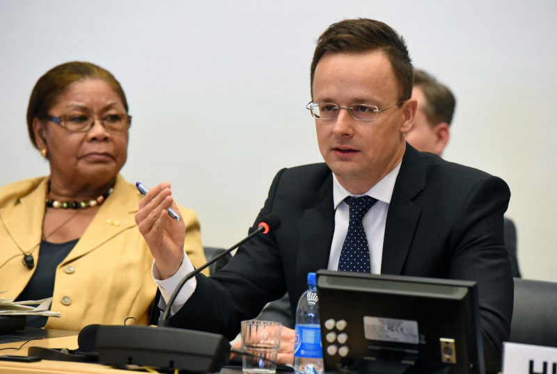 Szijjártó Péter az ENSZ Emberi Jogi Bizottságának ülésén Genfben