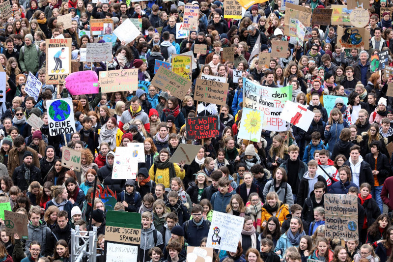 Berlini tüntetés a klímavédelemért
