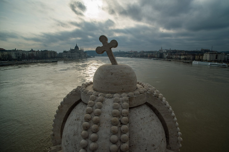 Megemelkedett a Duna vízszintje a fővárosnál
