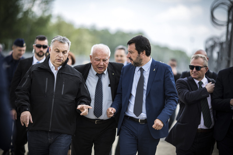 Orbán Viktor és Matteo Salvini olasz belügyminiszter határsz