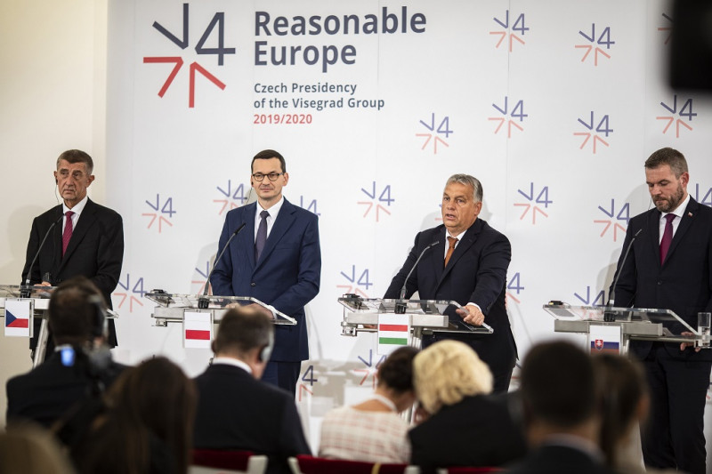 Orbán Viktor a prágai V4-Nyugat-Balkán csúcstalálkozón