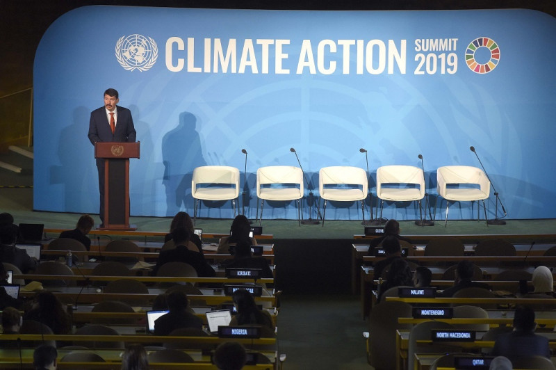 ENSZ-klímacsúcs - Áder János felszólalt a csúcsértekezlet