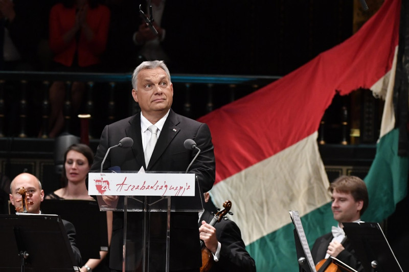 Október 23. - Díszünnepség a Zeneakadémián - Orbán Viktor
