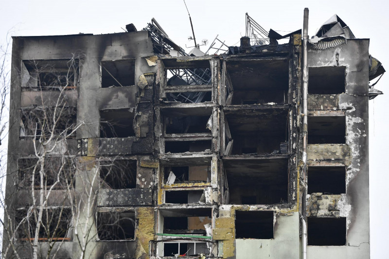 A gázrobbanásban megrongálódott eperjesi panelház