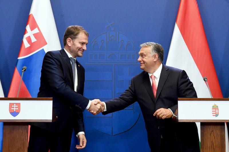 Orbán Viktor és Igor Matovic sajtótájékoztatója