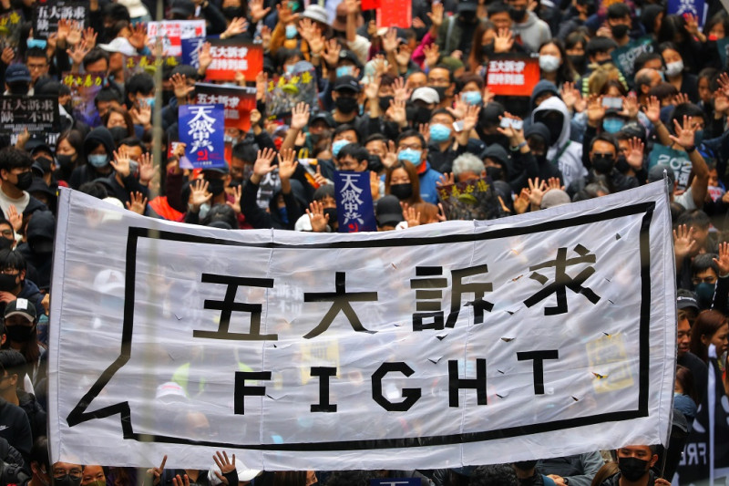 Hongkongi tüntetések
