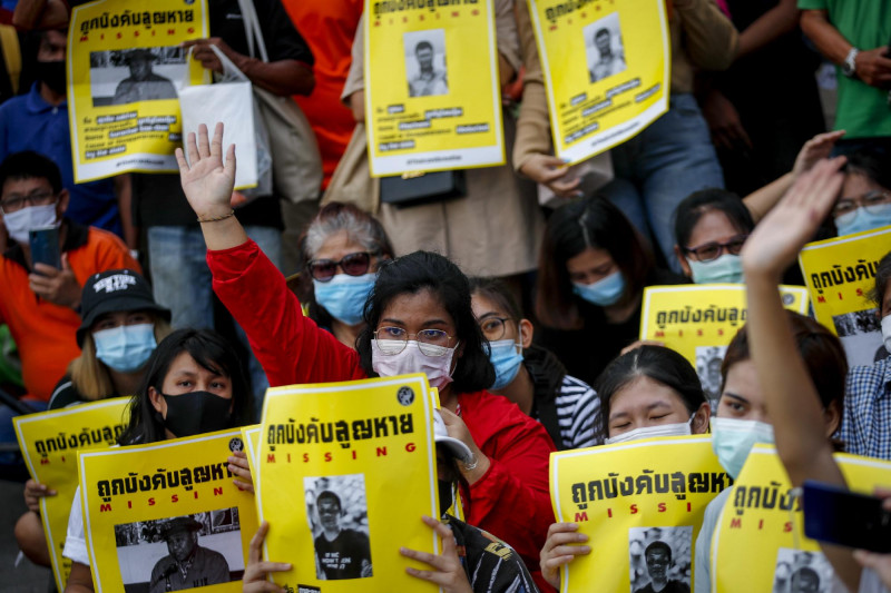 Kormányellenes tüntetés Thaiföldön