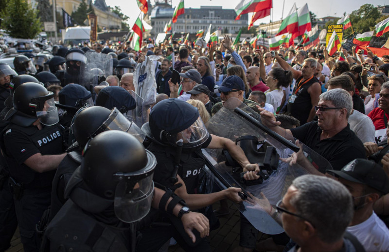 Kormányellenes tüntetés Bulgáriában